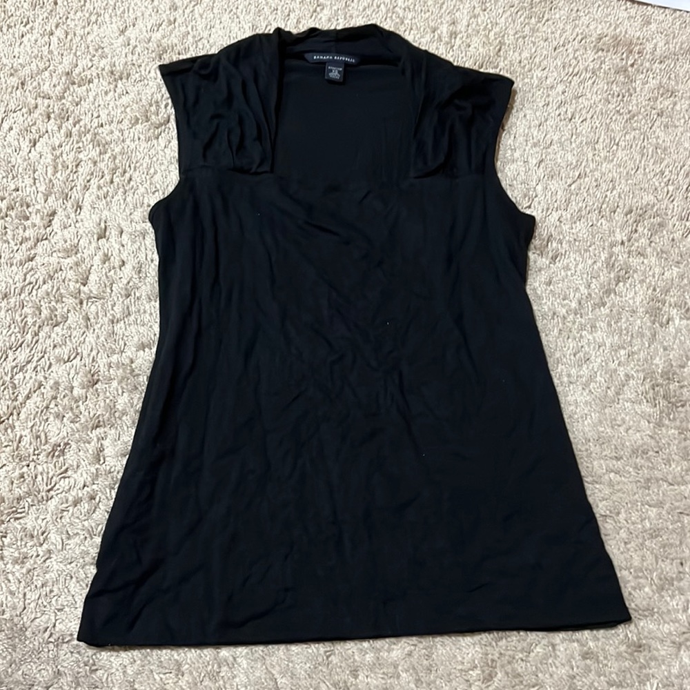 Banana Republic square collar sleeveless